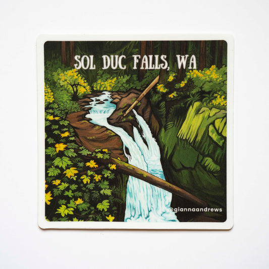 Sol Duc Falls Sticker