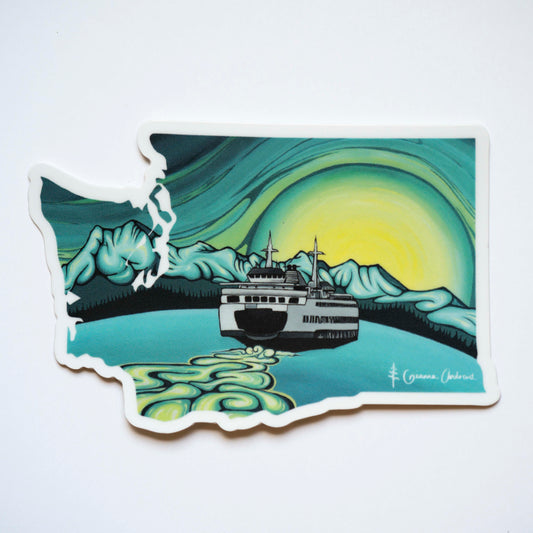 Midnight Crossing Sticker