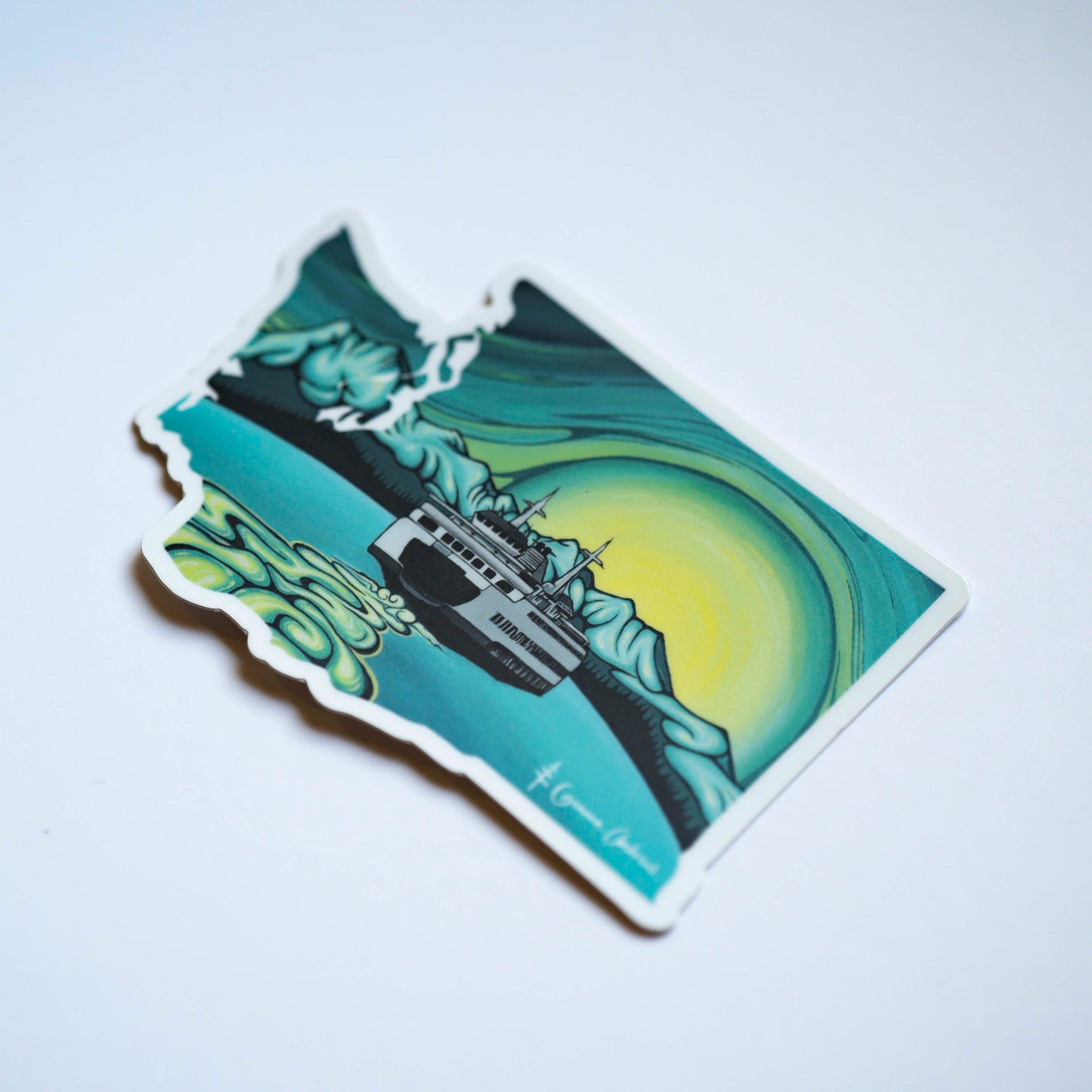 Midnight Crossing Sticker