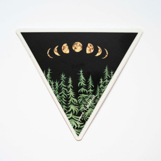 Triangle Trees Sticker