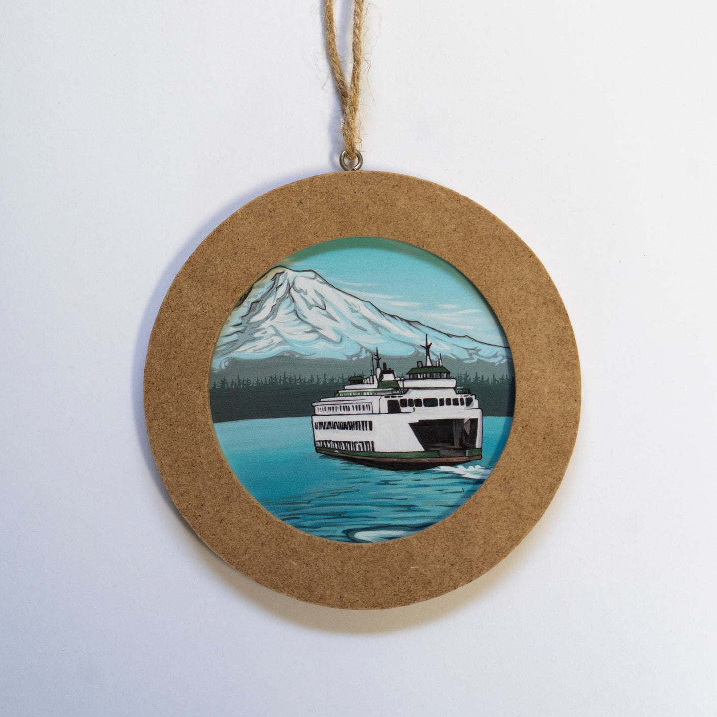 "Northwest Paradise" Framed Ornament