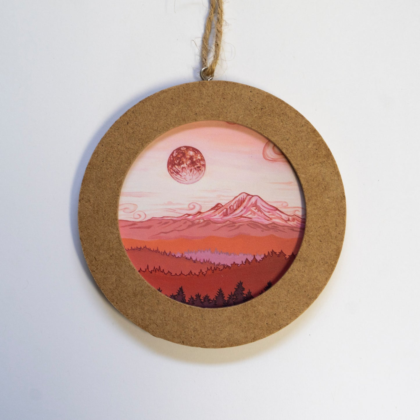 "Rose Colored Lens" Framed Ornament