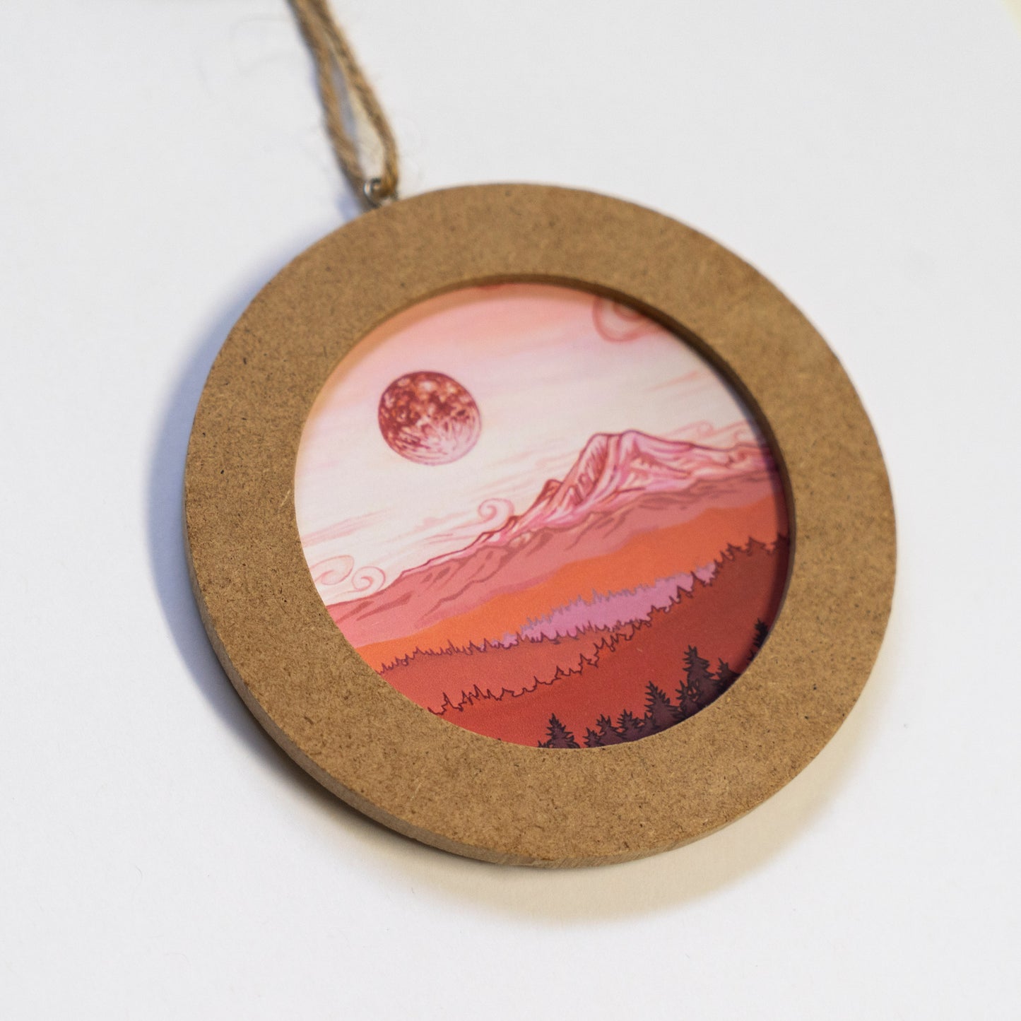 "Rose Colored Lens" Framed Ornament