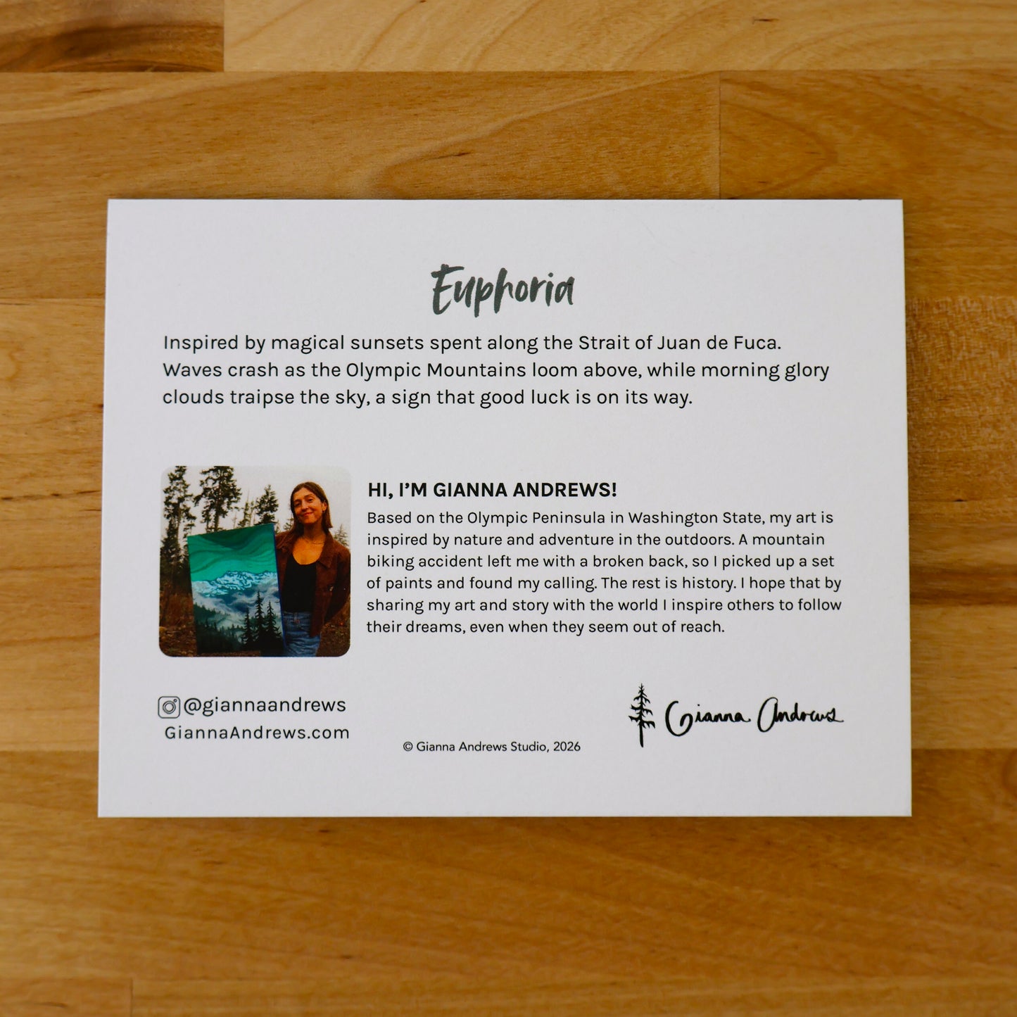 Euphoria Greeting Card