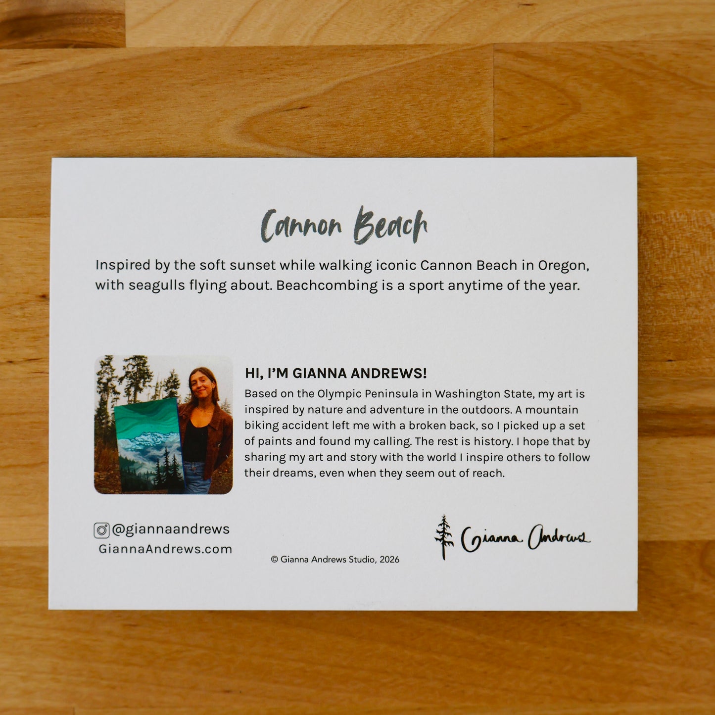 Cannon Beach Greeting Card