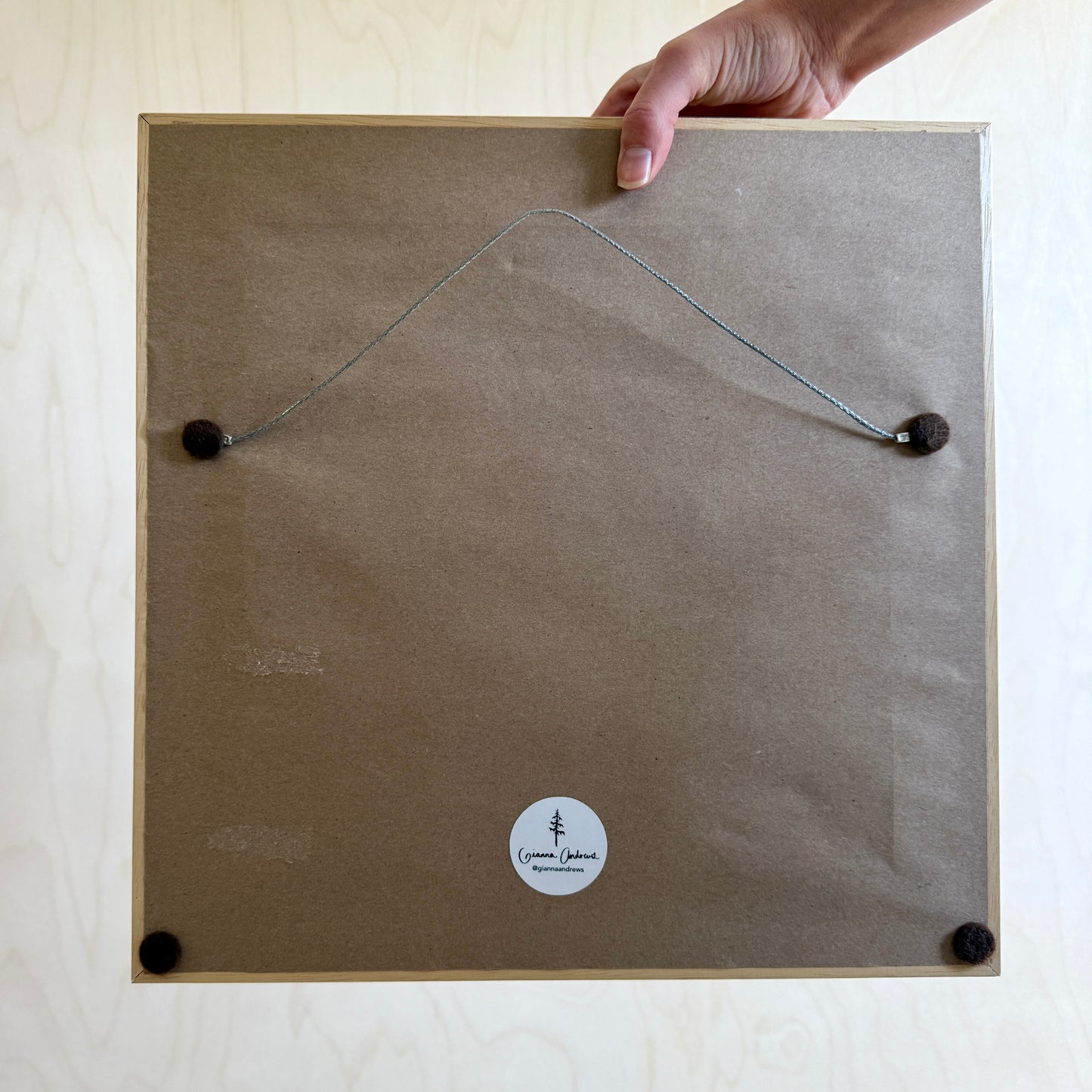 Moment of Peace 12x12" Framed Canvas Print