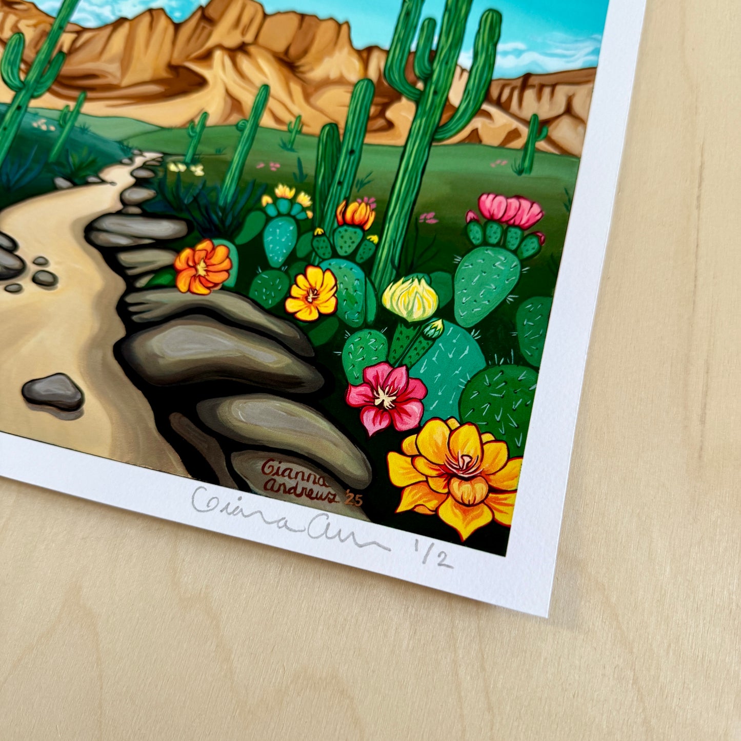 "Desert Bloom" Limited Edition Signed Print (2 of 2)