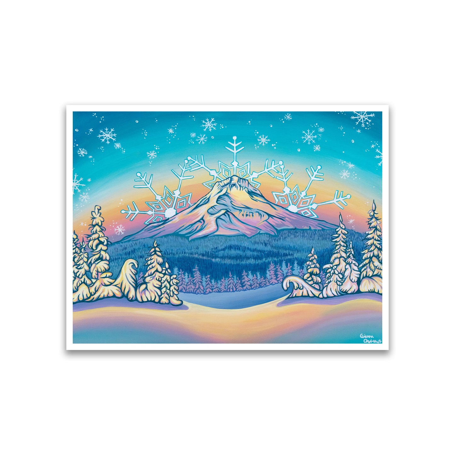 "Snowflake" Print - Seasonal Release