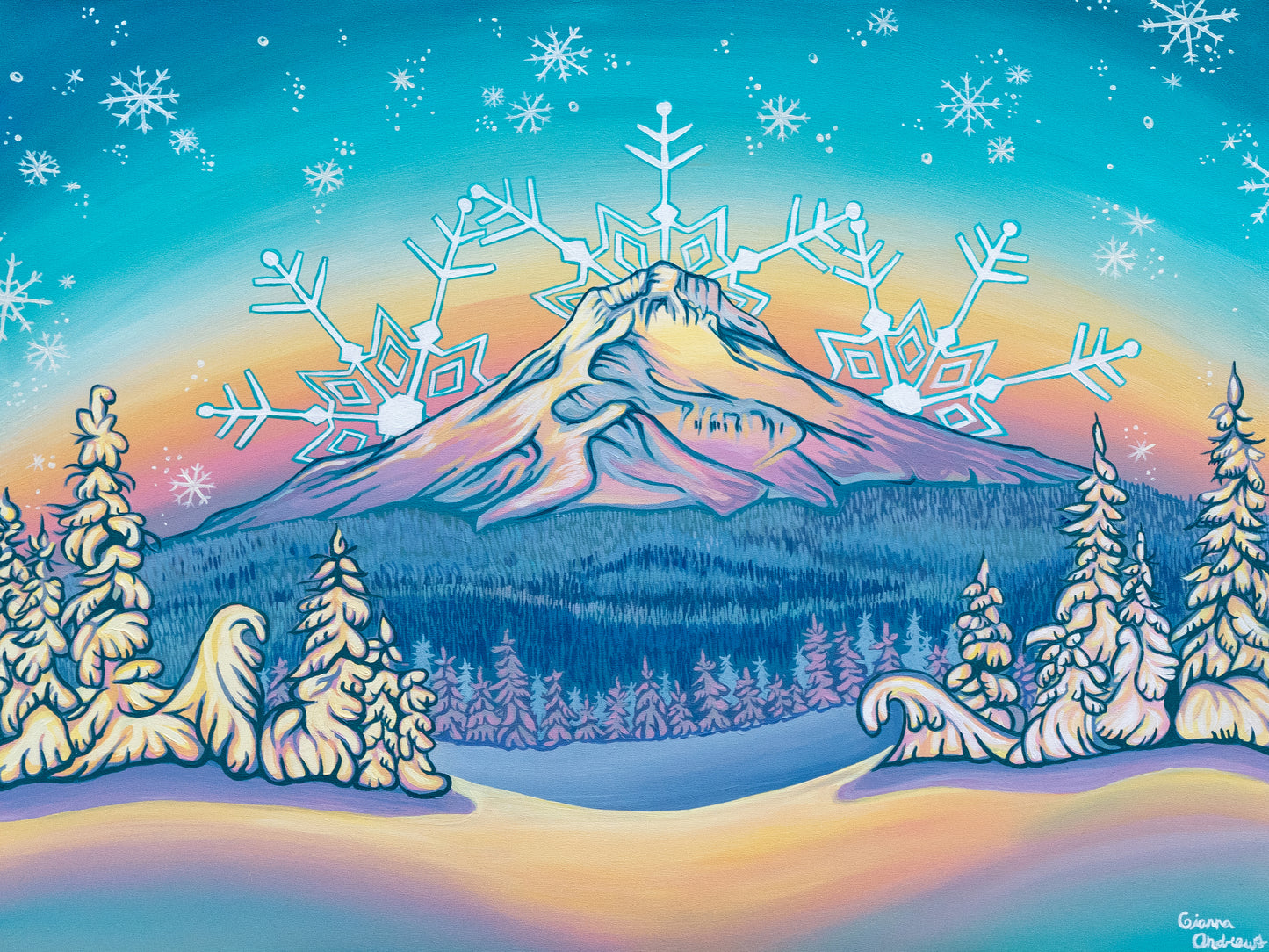 "Snowflake" Print - Seasonal Release