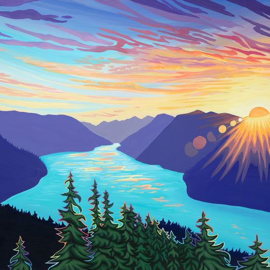"Storm King Sunset" Print
