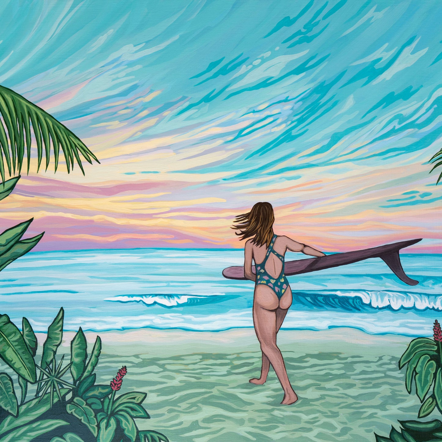 "Surfer Girl" Print