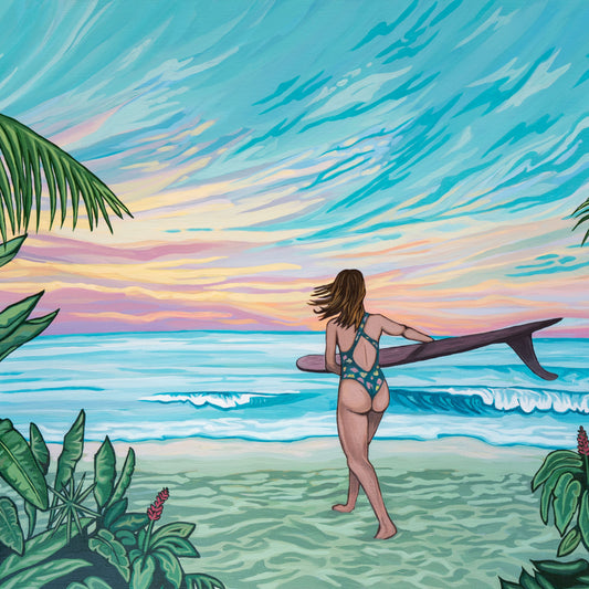 "Surfer Girl" Print