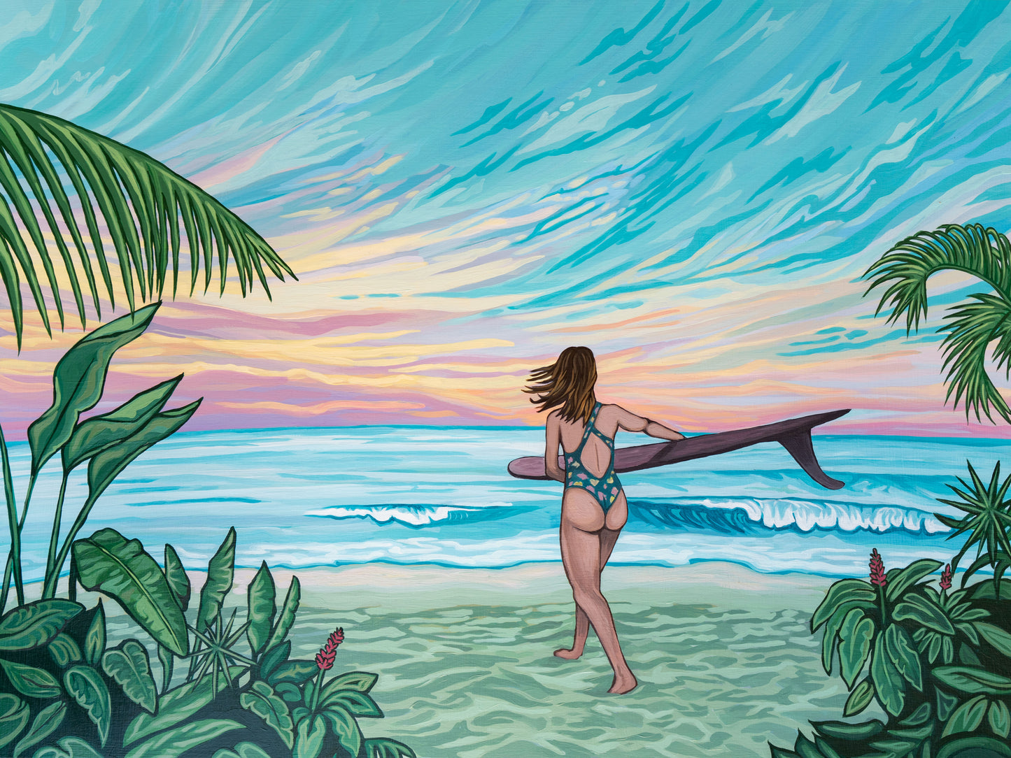 "Surfer Girl" Print
