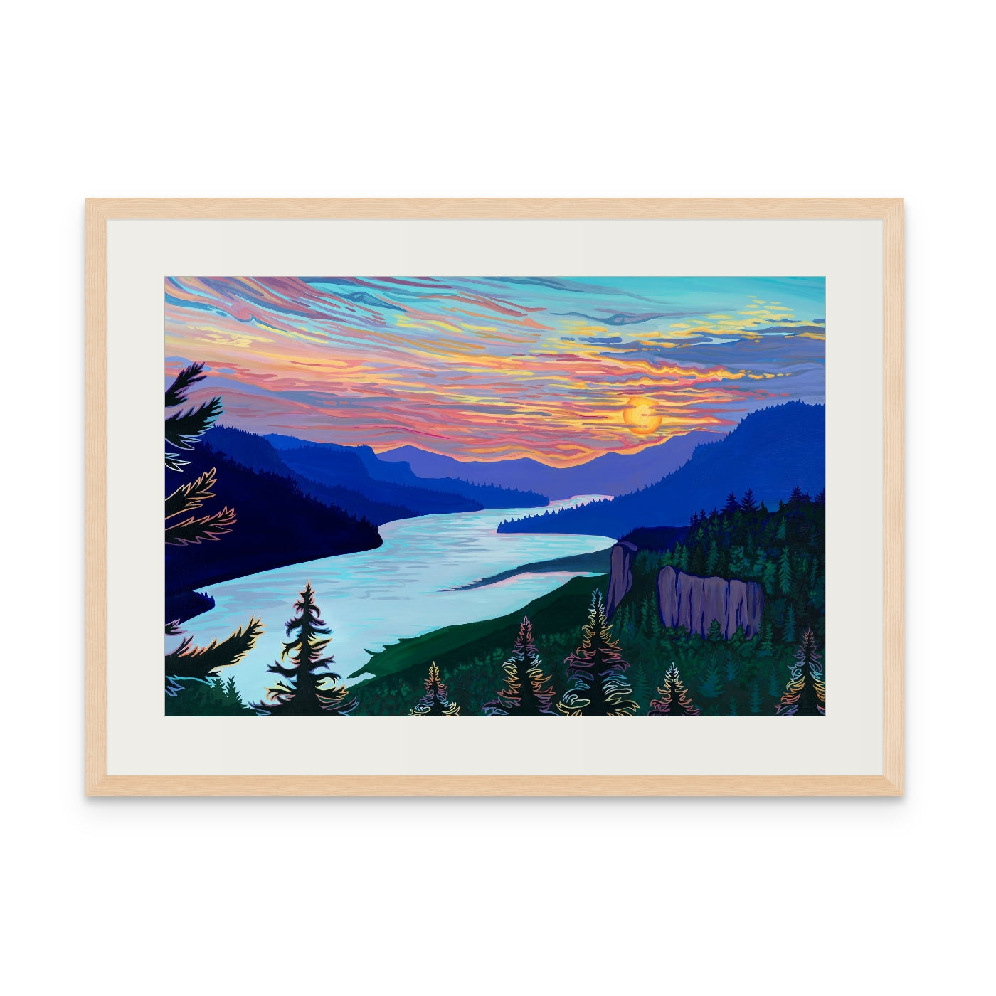 "Hood River Sunrise" Print