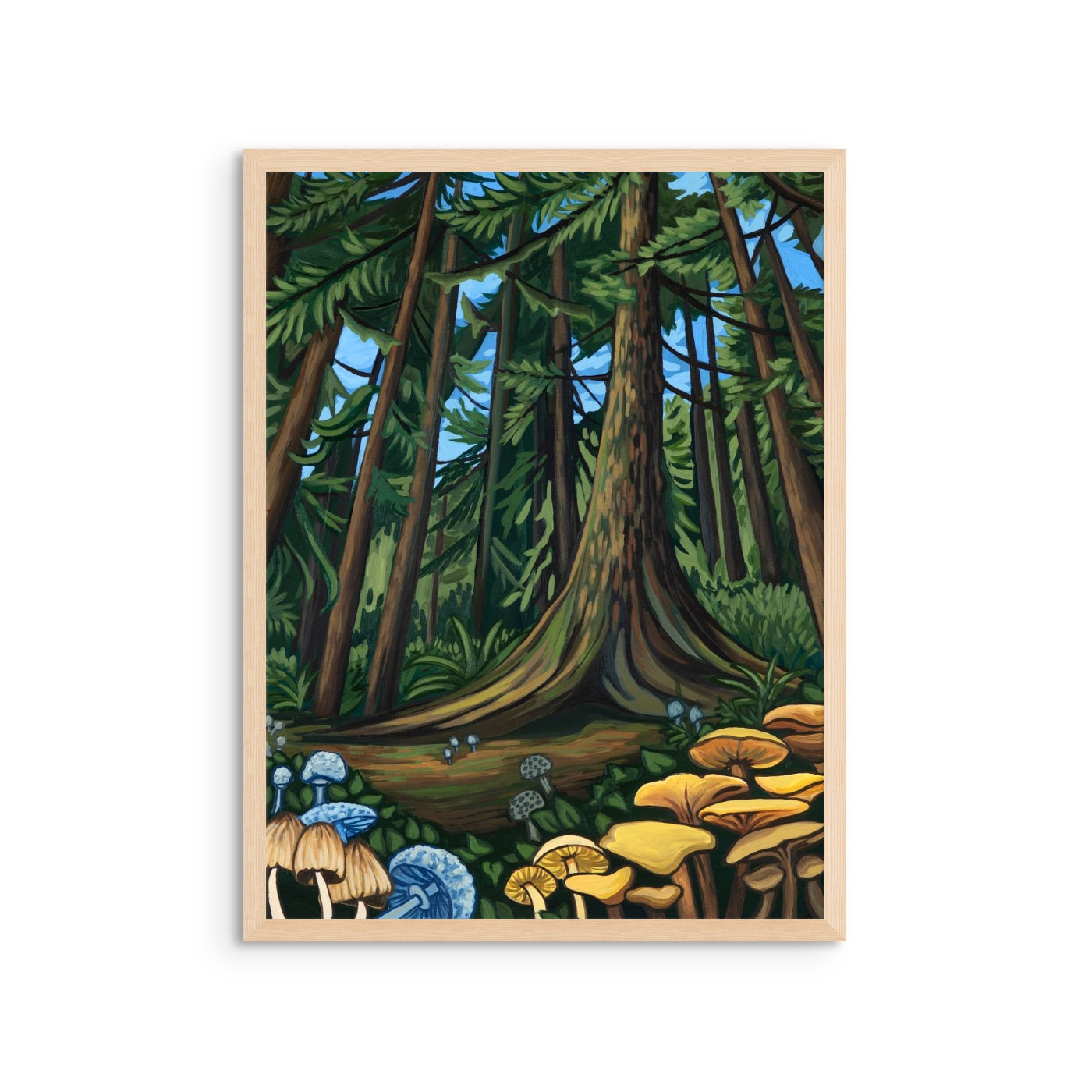 "Mushroom Forest" Print
