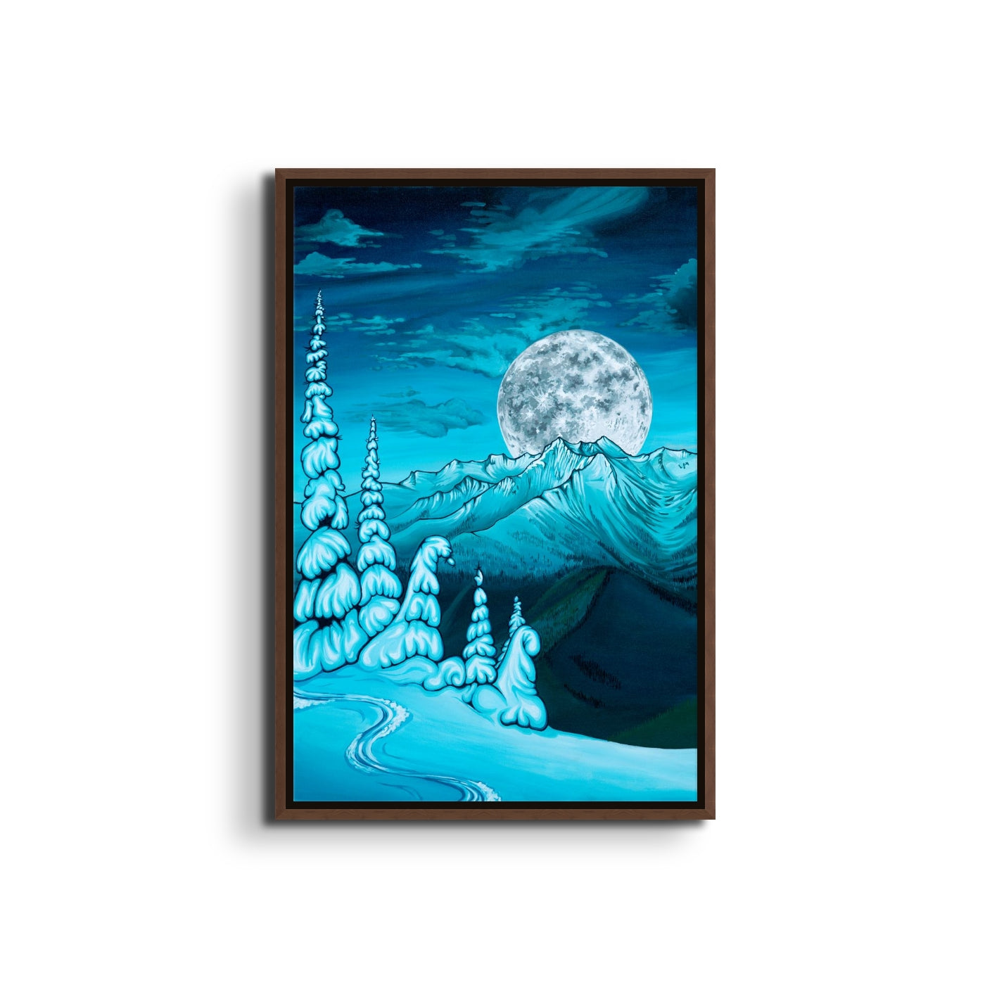 "Snow Moon" Print