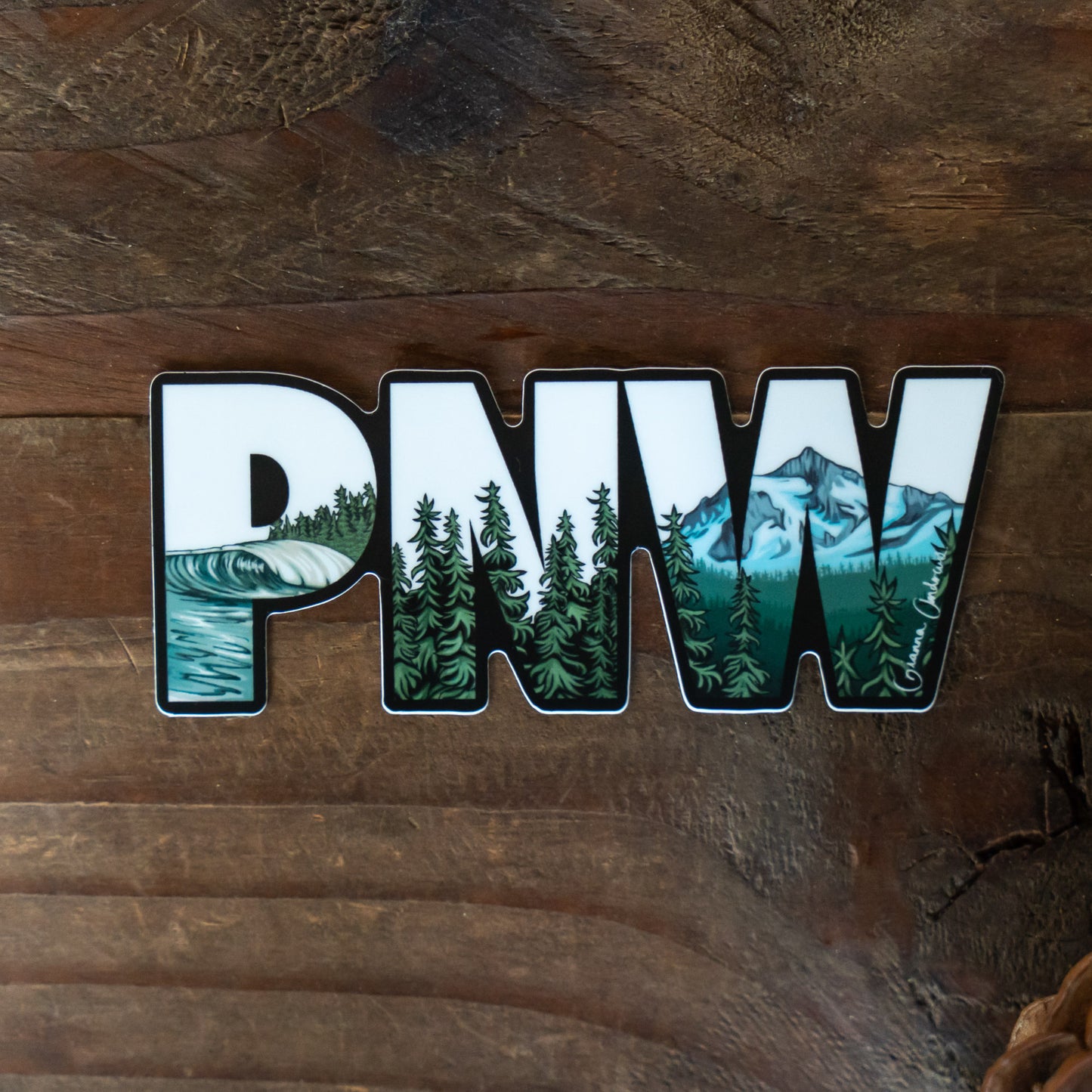 Classic PNW Sticker