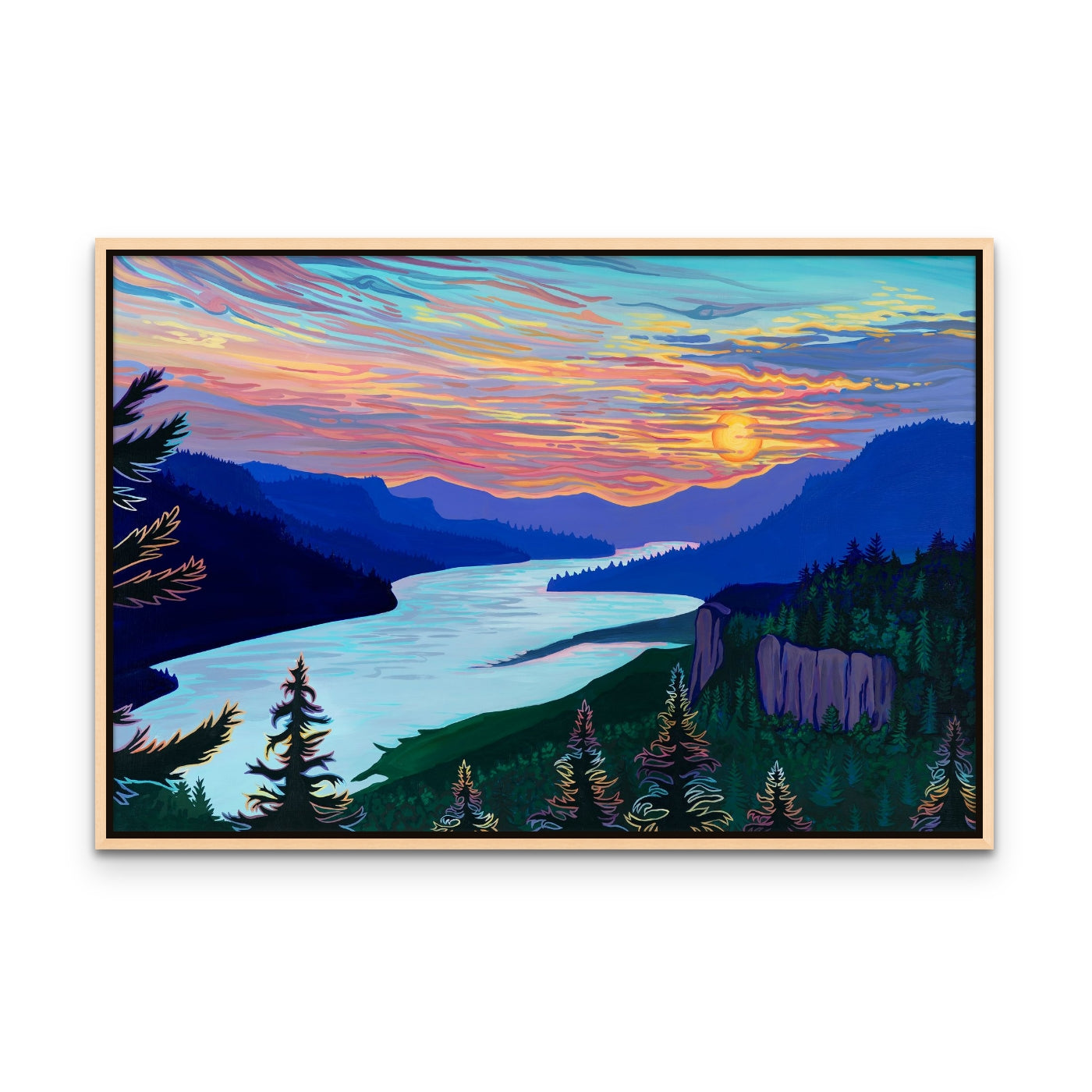 "Hood River Sunrise" Print