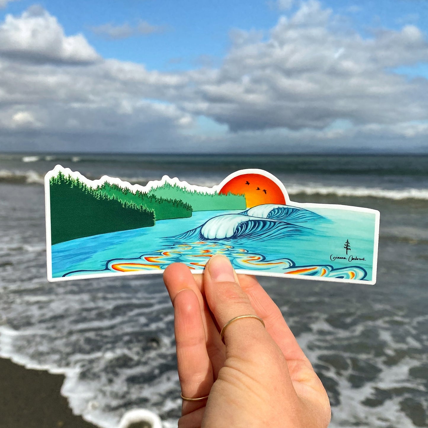 NW Swell Sticker