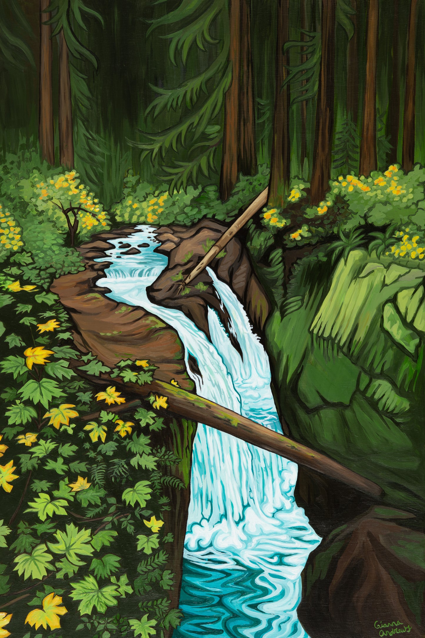 "Sol Duc Falls" Print
