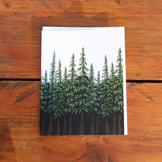 PNW Forest Greeting Card