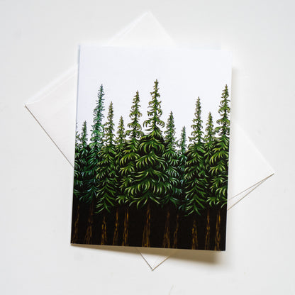 PNW Forest Greeting Card