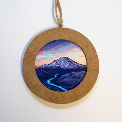 "Afterglow" Framed Ornament
