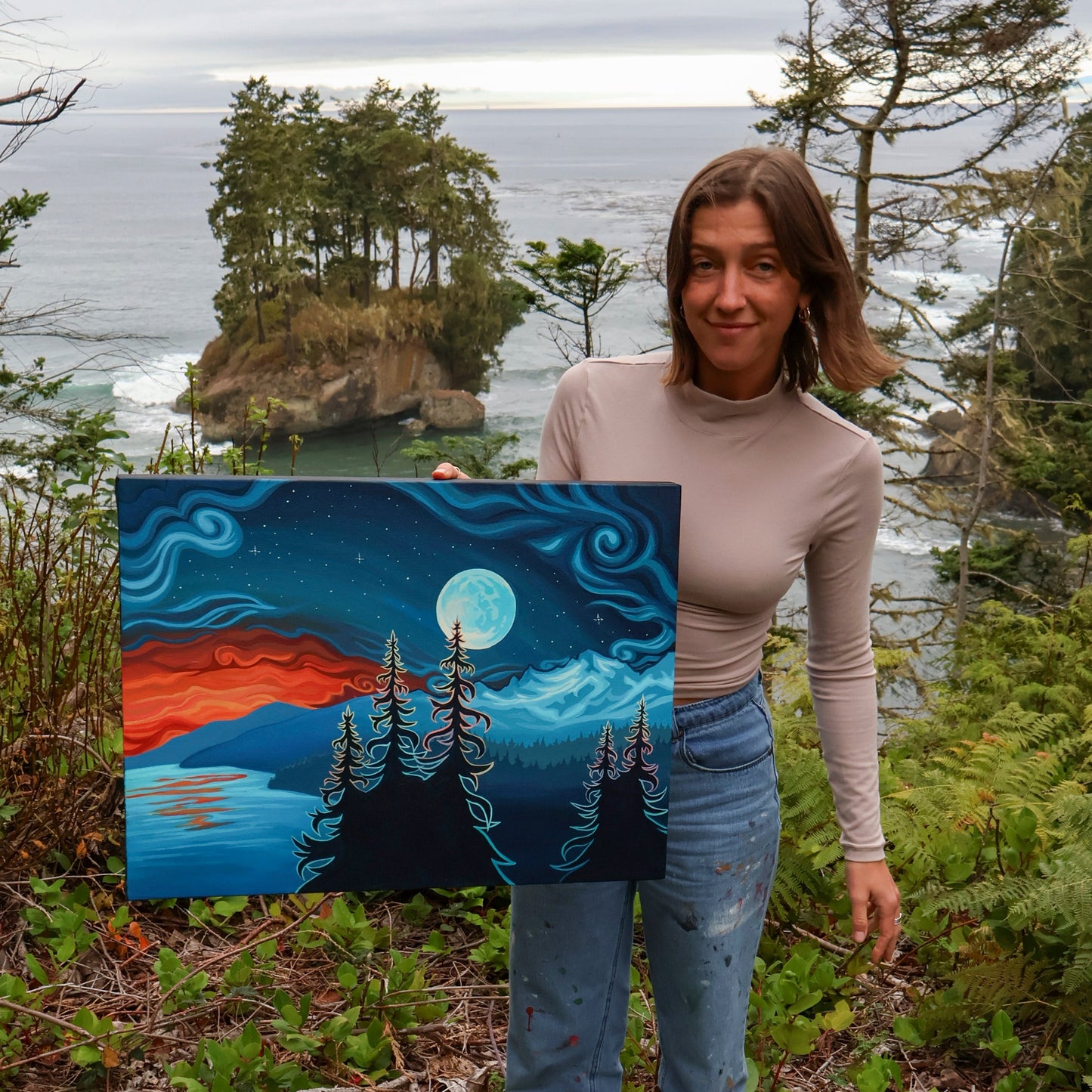 "Following the Fire" Print