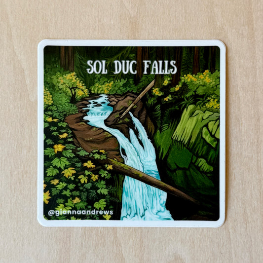 Sol Duc Falls Sticker