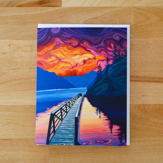 Devil's Punchbowl Greeting Card