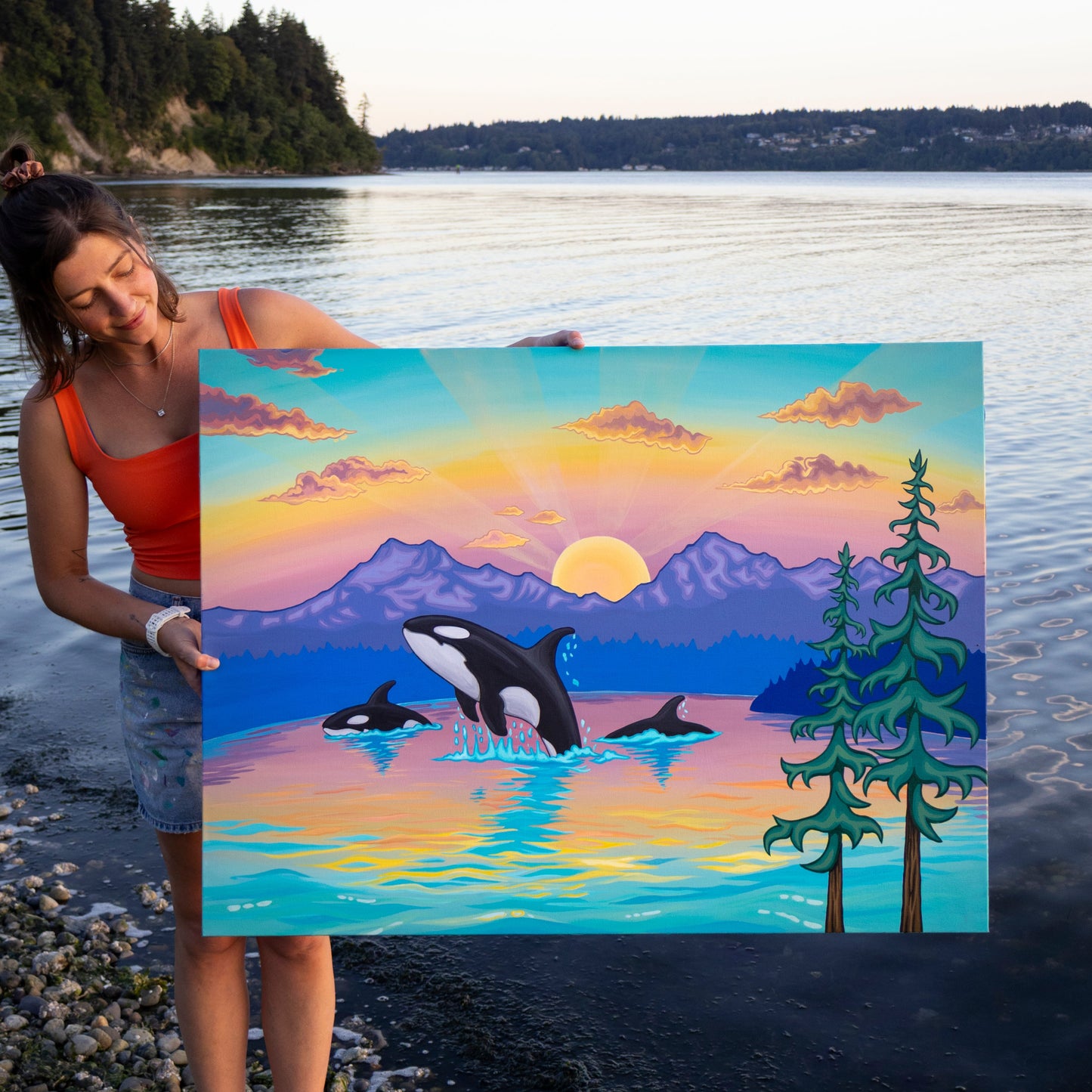 "When the Orcas Return" Print