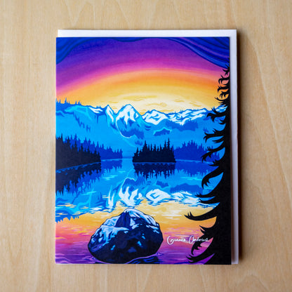 Lake Angeles Greeting Card