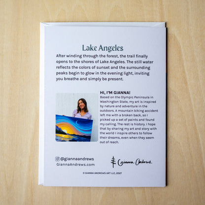 Lake Angeles Greeting Card