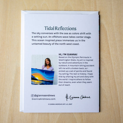 Tidal Reflections Greeting Card