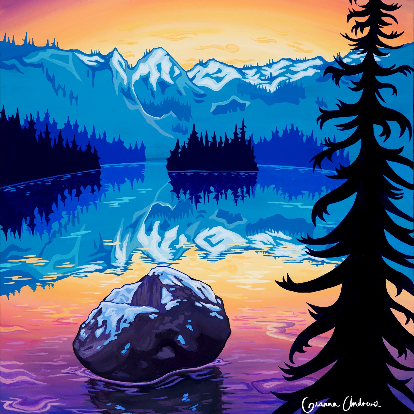 "Lake Angeles" Print