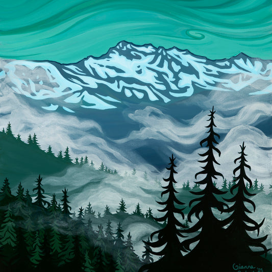 "Misty Mountains" Print