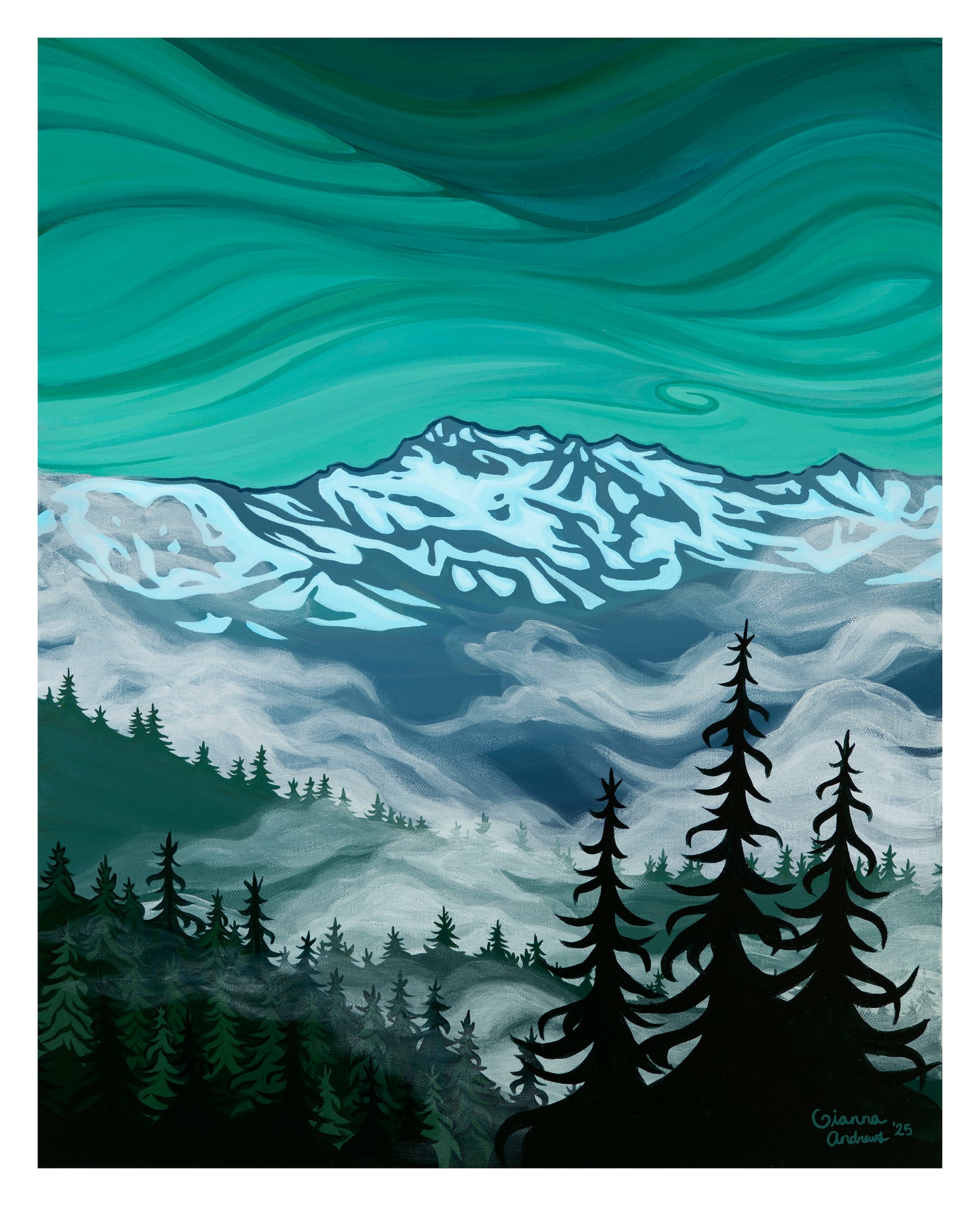 "Misty Mountains" Print