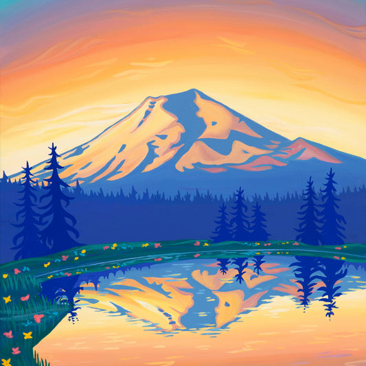 "Mount Bachelor Moment" Print