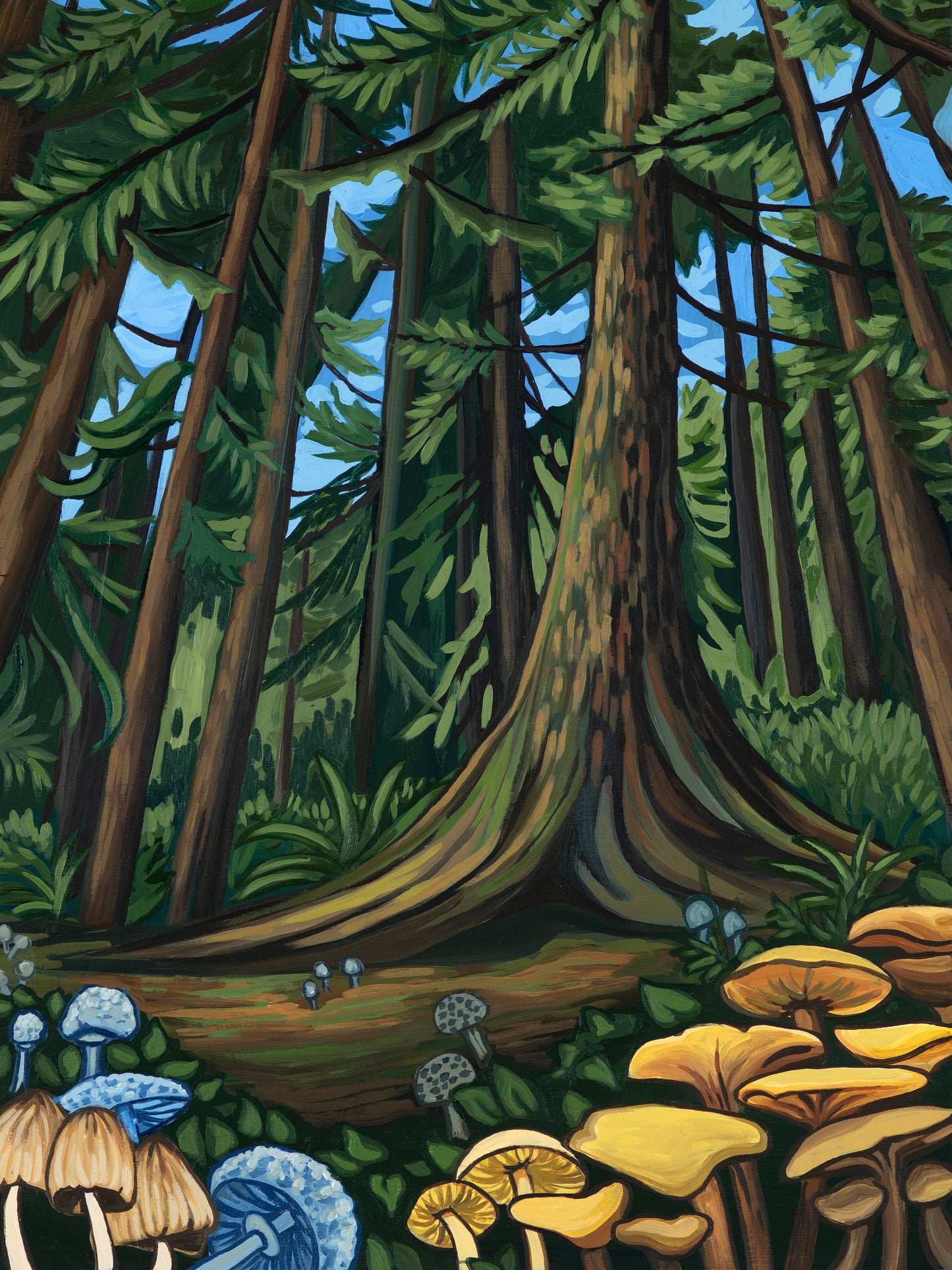 "Mushroom Forest" Print