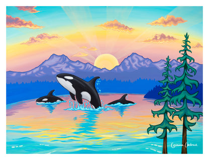 "When the Orcas Return" Print