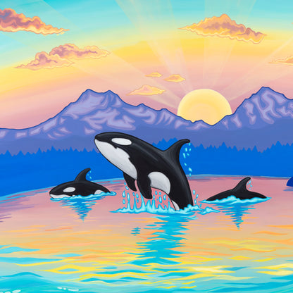 "When the Orcas Return" Print