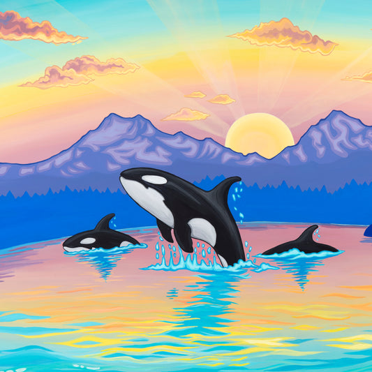 "When the Orcas Return" Print