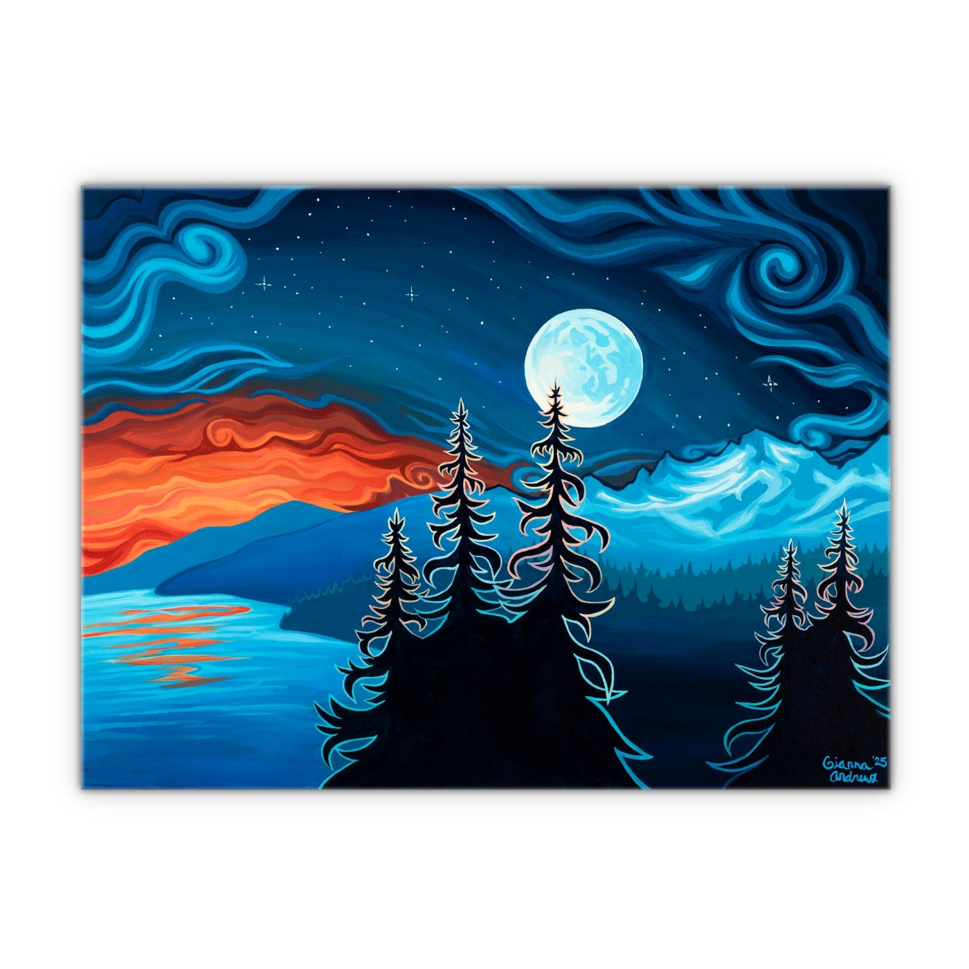 "Following the Fire" Print