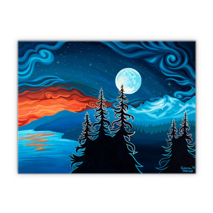 "Following the Fire" Print