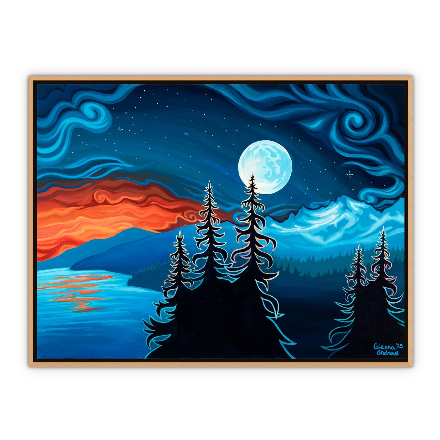 "Following the Fire" Print