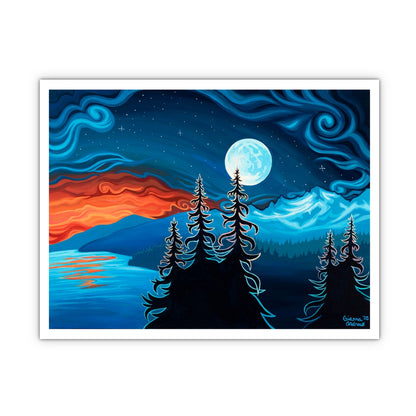 "Following the Fire" Print