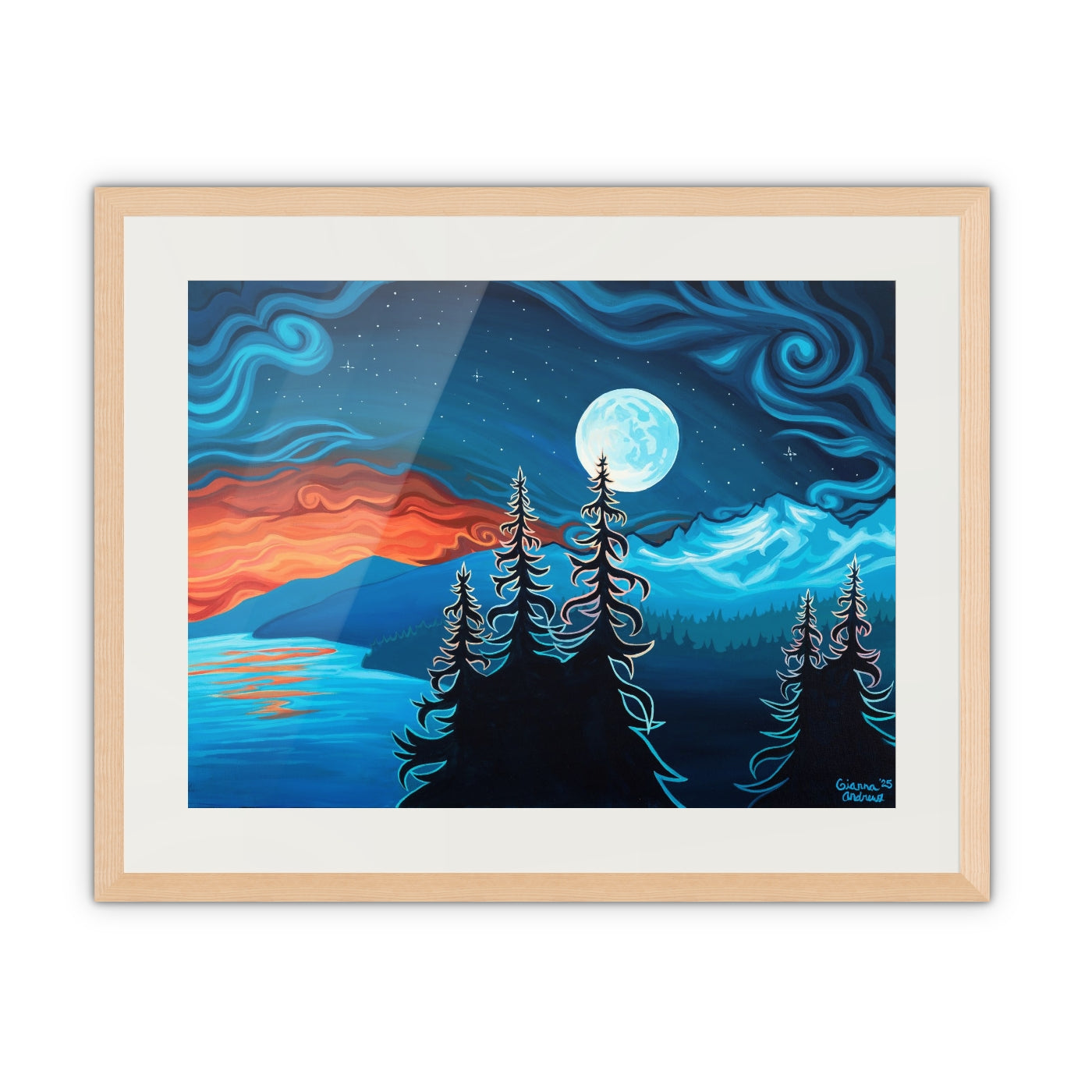 "Following the Fire" Print