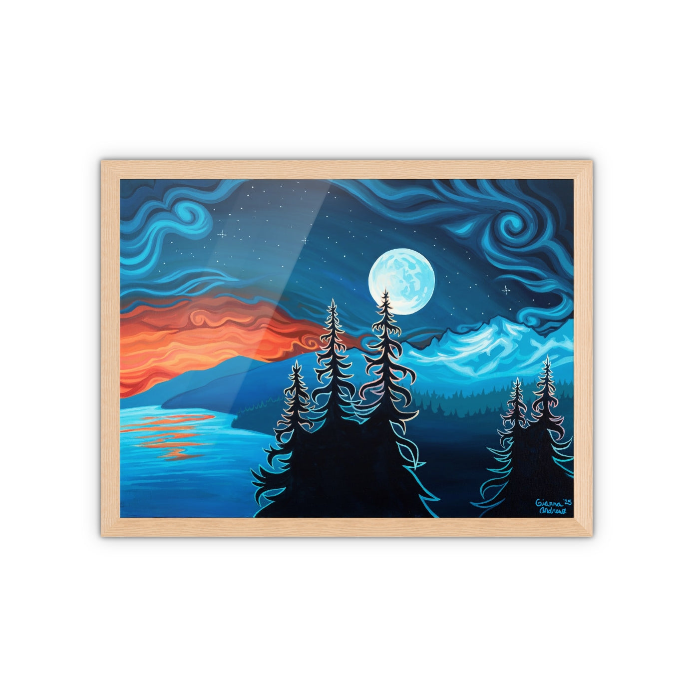 "Following the Fire" Print