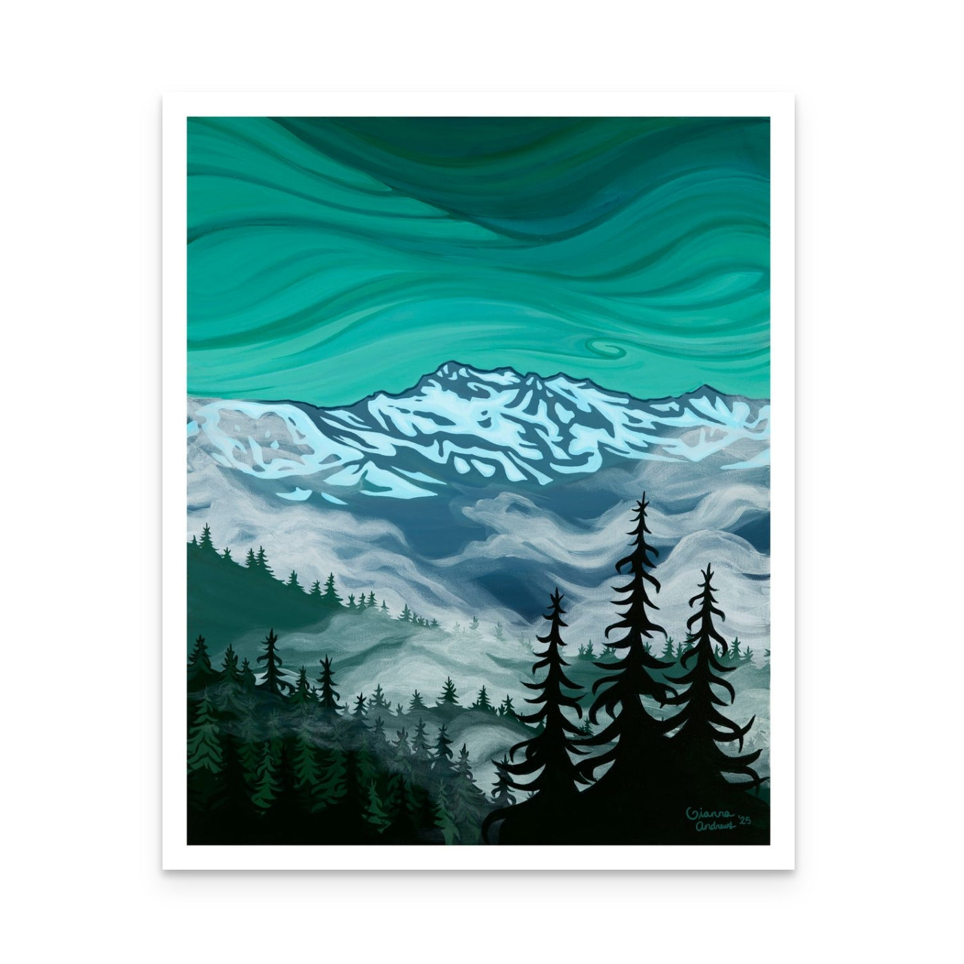 "Misty Mountains" Print