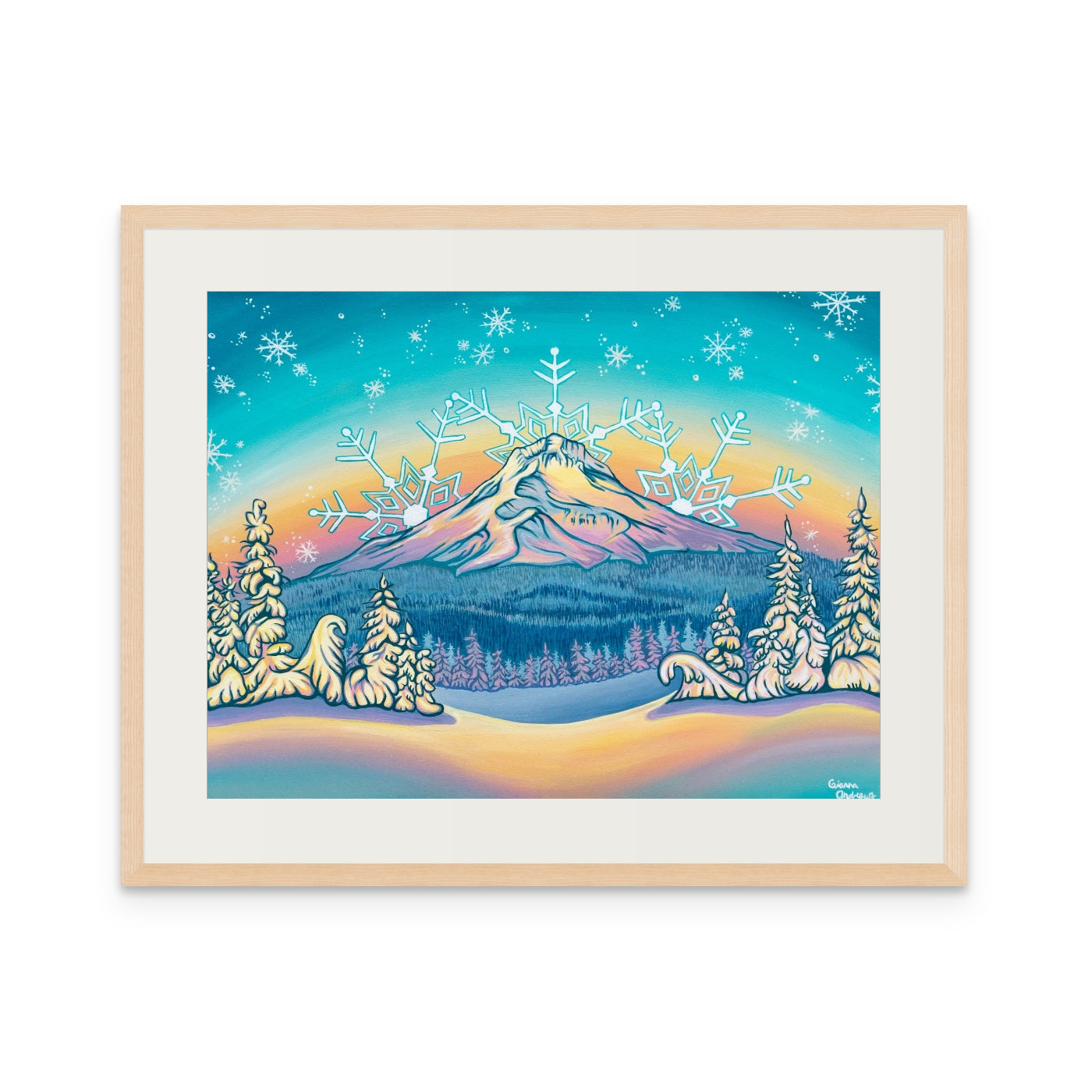 "Snowflake" Print